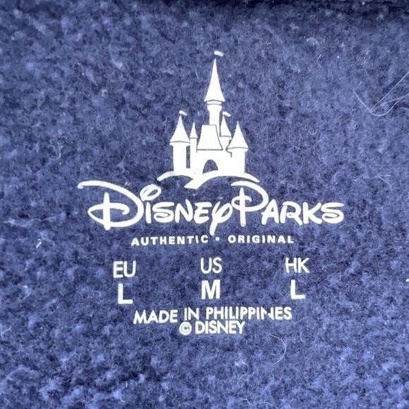 DISNEY | Women’s Navy Blue MICKEY MOUSE Full Zip Hooded Sweatshirt Size Medium - Picture 2 of 9